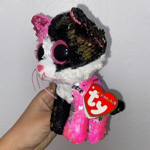 ty beanie boo sparkly cat